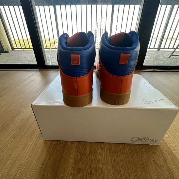 🔥 DS Custom Nike Dunk High “Knicks” – 1-of-1 Build | Premium Materials | SZ 11 - Picture 3 of 6